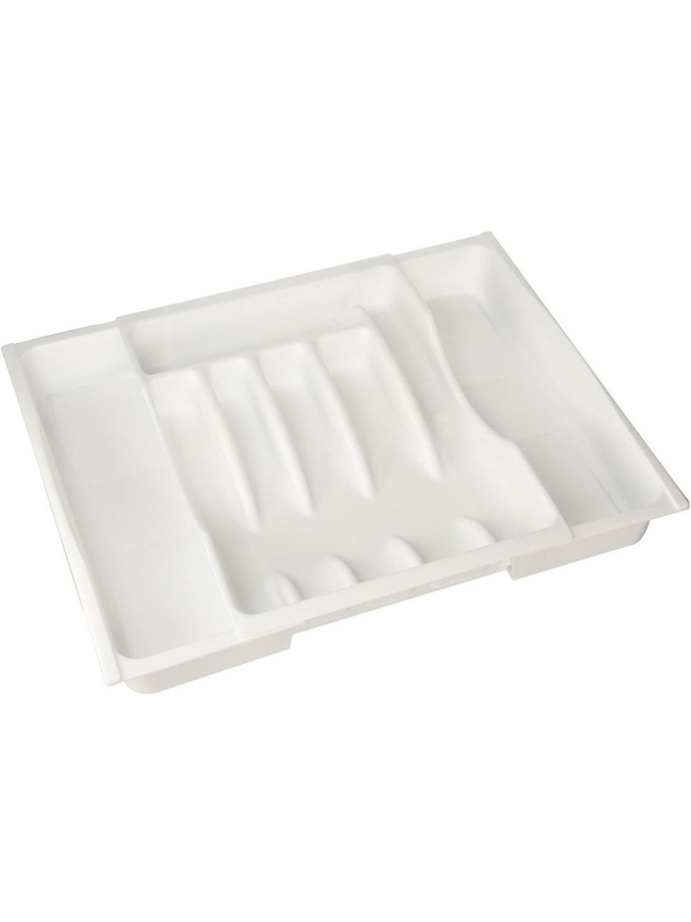 Rubbermaid White Cutlery and Utensil Drawer Organizer